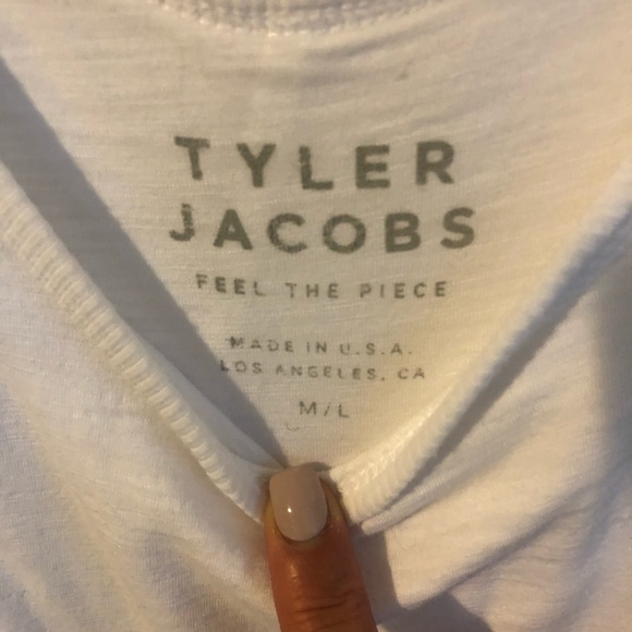 TYLER JACOBS White Tank Long Dress - Picture 7 of 8